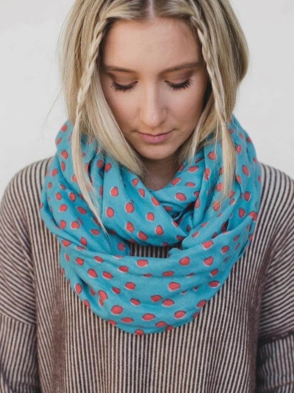 🆕 KATE SPADE • Leopard Dot Infinity Scarf Take A Walk On The Wild Side